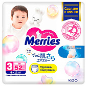 Трусики Подгузники M 6-11кг 52 штуки Merries 93841 1